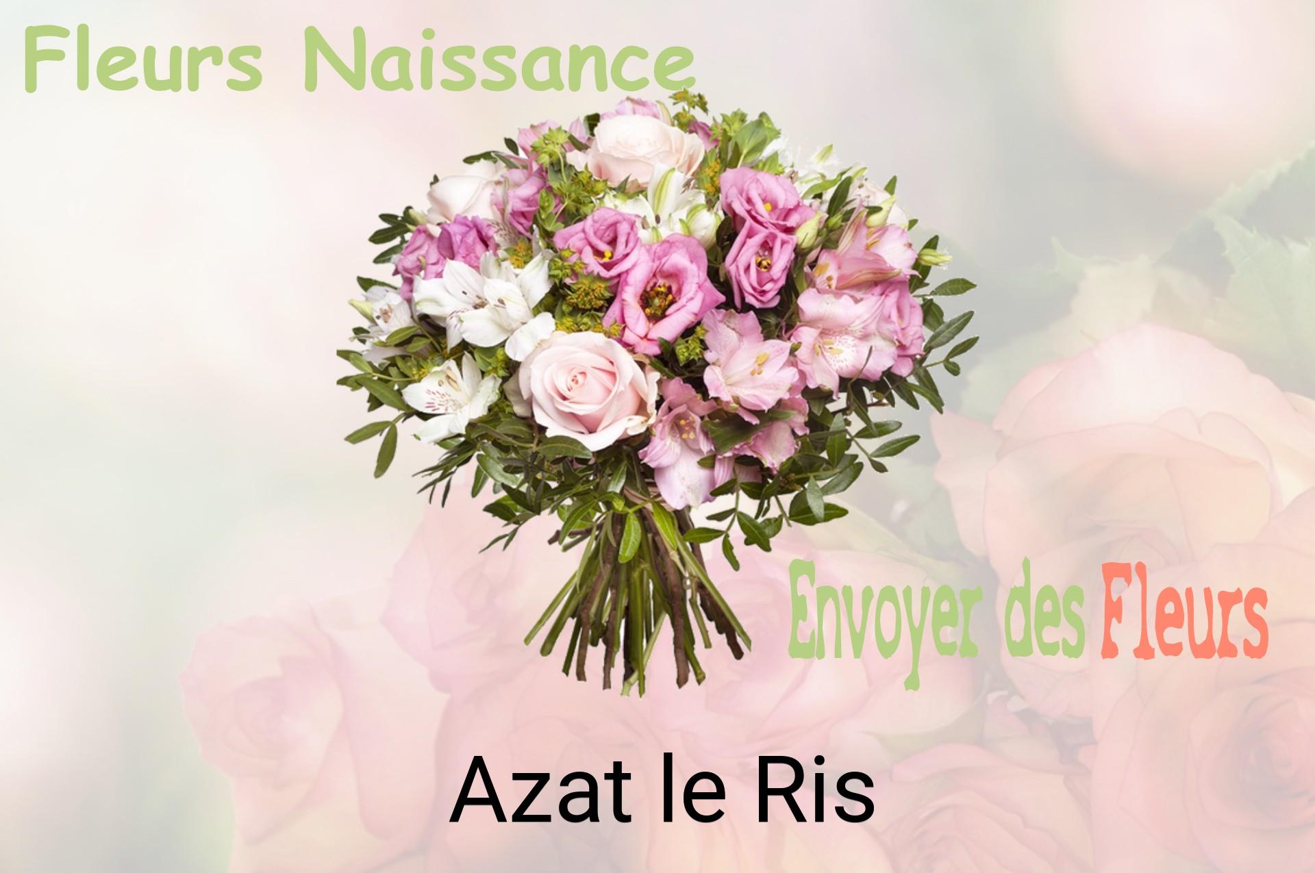 Bouquet de fleurs de naissance livré à Azat-le-Ris